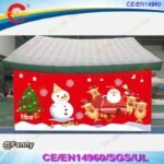 Design Christmas Grotto Inflatable Santa Claus Outdoor Xmas To Door - 2