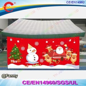Design Christmas Grotto Inflatable Santa Claus Outdoor Xmas To Door - 2