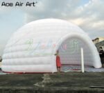 Newly Shape Exhibition Marquee Balloon Inflatable Dome Igloo House Building With Entrance For - 2