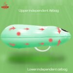 Newborn Baby Neck Ring Inflatable Swim Circle Cartoon Frog Children Pool Float For 0-8 Months Infant Buoy Bathing Toys - 3