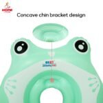 Newborn Baby Neck Ring Inflatable Swim Circle Cartoon Frog Children Pool Float For 0-8 Months Infant Buoy Bathing Toys - 6