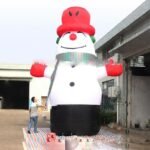 20ft Tall Inflatable Snowman For Christmas Decoration 6m High Airblown - Toys