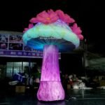 13 Feet Led Mushroom Flowers Inflatable 4m High With Flowers- Toy