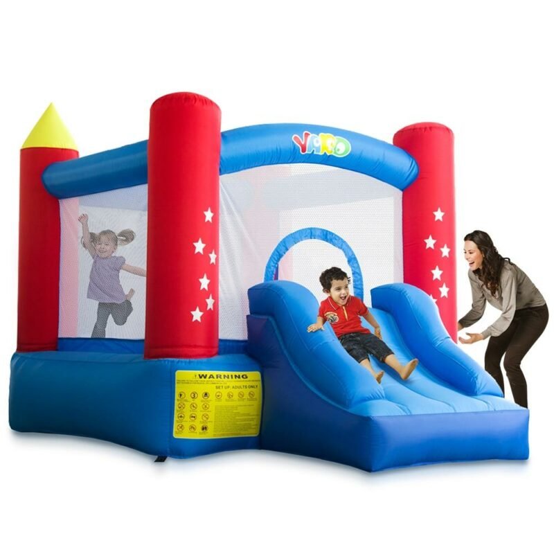 Yard Indoor Outdoor Bounce House With Slide Blower For Kids Inflatable Bouncer Bouncy Castle Jumping Trampoline