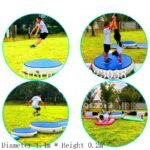 Yoga Mat Play Seat 1 4mx0 2m Round Air Spot Inflatable Springboard For Gymnastics