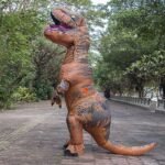220cm Huge T-rex Inflatable Outdoor Toys Big Xl Size Giant Adult Dinosaur Dress Up Clothes Christmas Halloween Party Decoration - 3