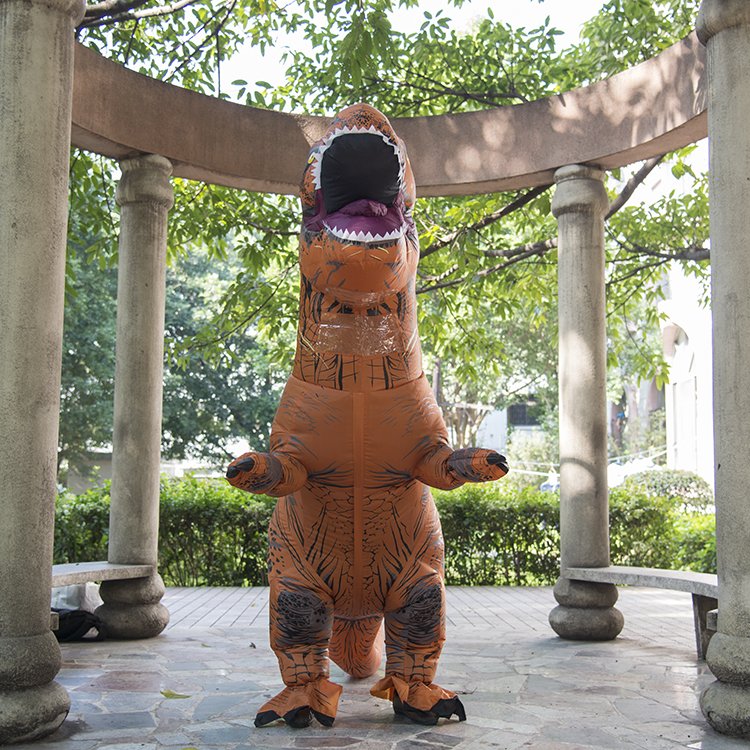 Giant 220cm Trex Inflatable Costume Xl Outdoor Dinosaur Toy Adult Dress Up For Halloween Christmas Party Decoration - 7