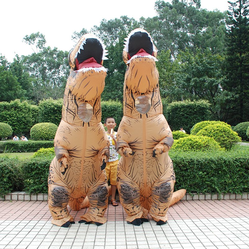 Giant 220cm Trex Inflatable Costume Xl Outdoor Dinosaur Toy Adult Dress Up For Halloween Christmas Party Decoration - 15