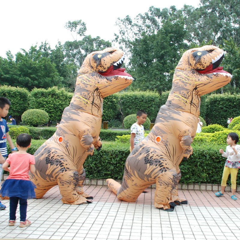 Giant 220cm Trex Inflatable Costume Xl Outdoor Dinosaur Toy Adult Dress Up For Halloween Christmas Party Decoration - 16