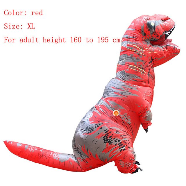 Giant 220cm Trex Inflatable Costume Xl Outdoor Dinosaur Toy Adult Dress Up For Halloween Christmas Party Decoration - 1