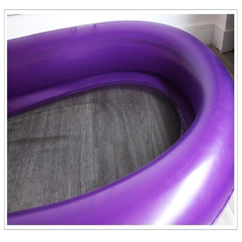 Inflatable Eggplant Swimming Pool Float 220x110cm Summer Water Party Toy Kids Adult Floating Mattress Ring Island - 3