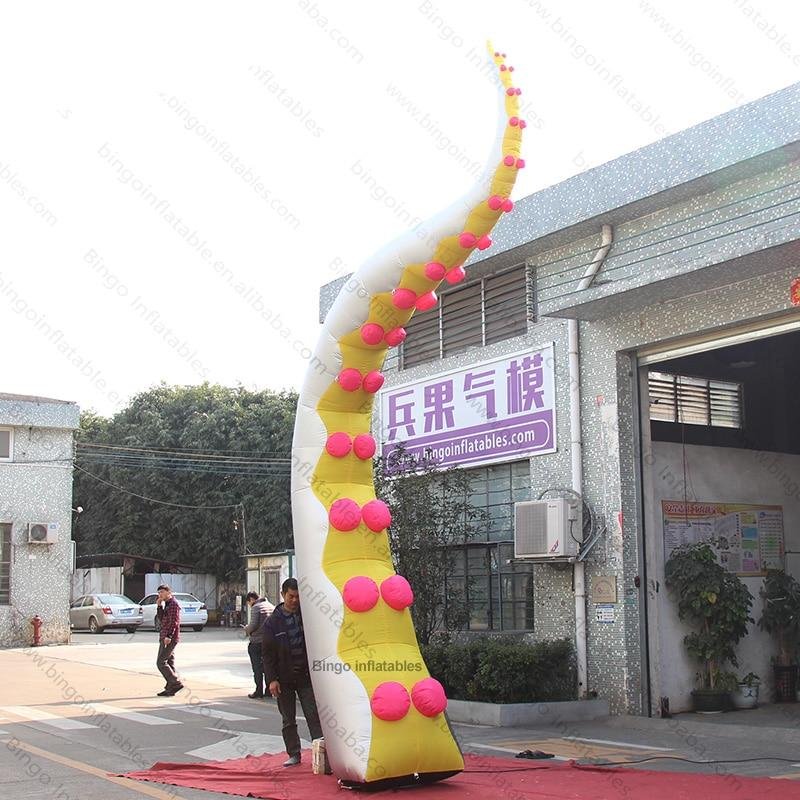 Metallic Color Effect 10ft 13ft 16ft Giant Inflatable Octopus Tentacles Yellow 3m 4m 5m Tentacles-toys