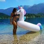 225cm Giant Inflatable Pegasus Horse Pool Float Ride-on Unicorn Swimming Lounger Raft Summer Beach Air Mattress Water Party Toys - 4