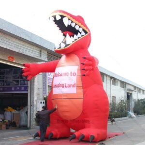 Personalized 20 Feet Height Giant Inflatable Dinosaur 6m Tall Advertising Toys