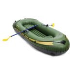 249x127cm 3 Person Inflatable Rowing Boat 200kg Durable Pvc Rubber Fishing Set With Pump - 3