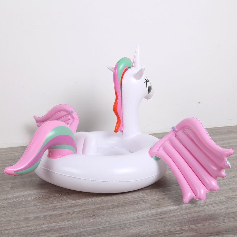 Unicorn And Flamingo Inflatable Baby Pool Floats Swan Rideon Kids Swim Rings Water Party Toys For Children - 3