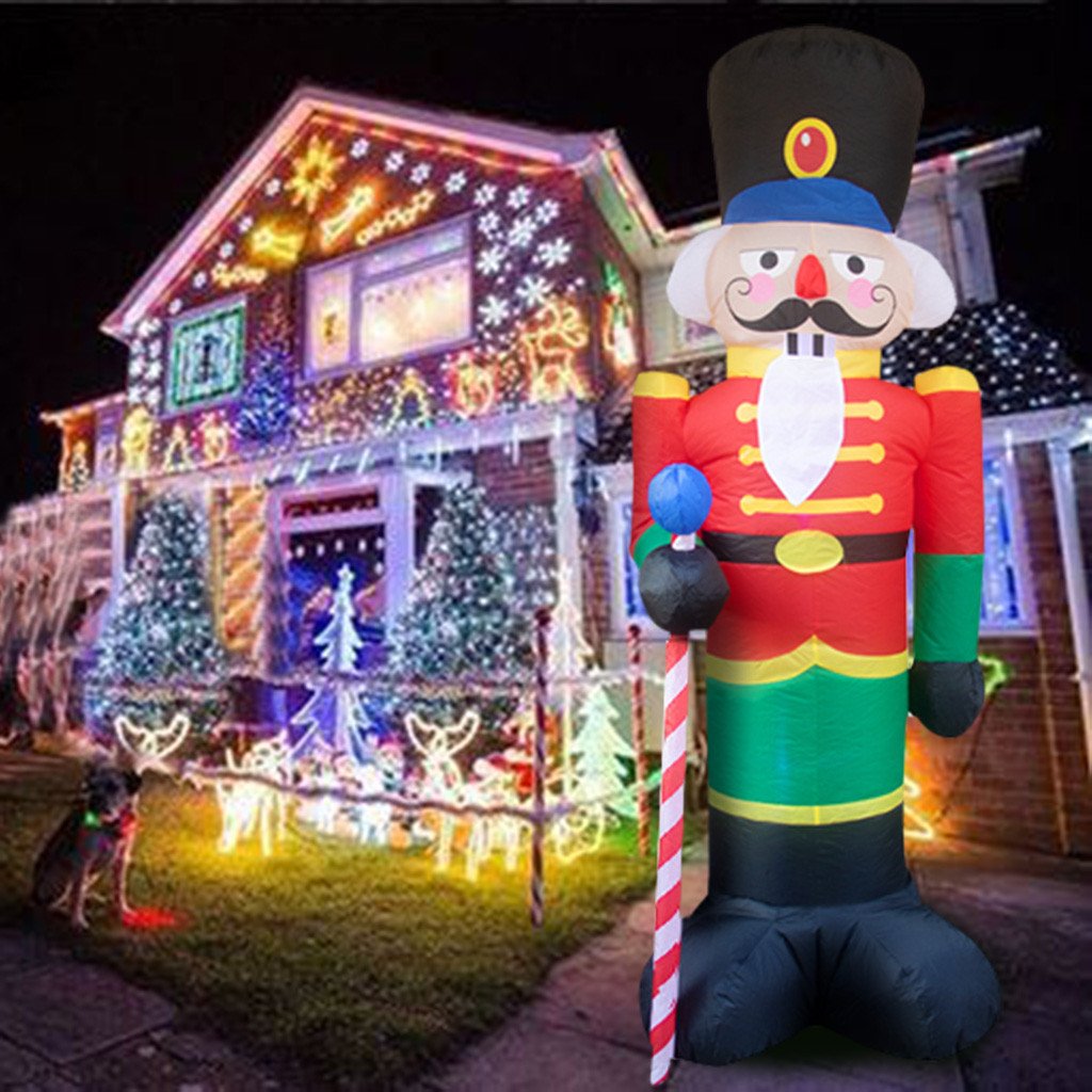 Large 24m Led Lighted Inflatable Christmas Holiday Outdoor Decoration Fun Festive Doll Design - 4 Large 24m Led Lighted Inflatable Christmas Holiday Outdoor Decoration Fun Festive Doll Design - 4