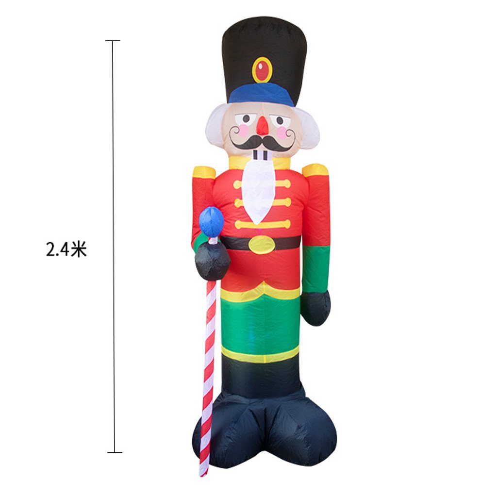 Large 24m Led Lighted Inflatable Christmas Holiday Outdoor Decoration Fun Festive Doll Design - 9 Large 24m Led Lighted Inflatable Christmas Holiday Outdoor Decoration Fun Festive Doll Design - 9