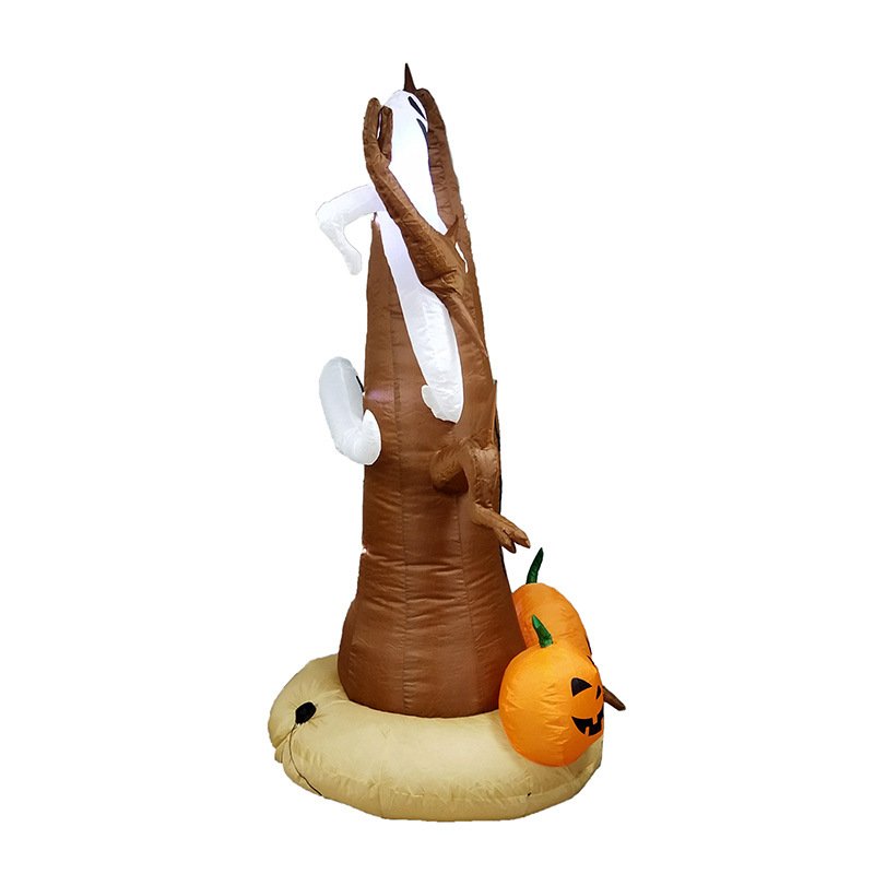 4m Haunted Halloween Inflatable Archway Led Lighted Yard Decor With Ghost Owl And Tree - 8