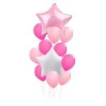 25 Pcs First Birthday Party Decoration Balloons Baby Boy Girl Balloon - 5