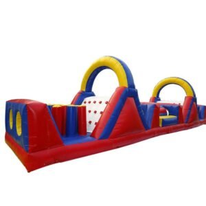 Hot Selling Party Carnival Event Inflatable Obstacle Course Bounce House With Blowers For