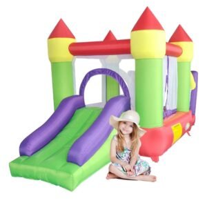 Yard Inflatable Bouncer Trampoline Castle With Slide Games Jumping House Bounce For Kids Party Ship By Express
