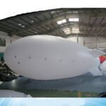 5m 6m 8m Long Customize Inflatable Advertising Blimp Display Helium Airship Balloon