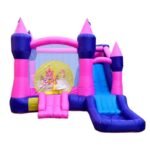 Inflatable Castle Princess Trampoline Children Naughty Fort Playground Slide Amusement Park Toy Equipment G2006