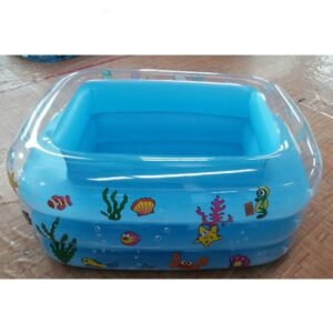 Inflatable Three-layer Rectangle Swimming Pool Home Use Thicken Paddling Pools Baby Bathtub Child Toy G2009