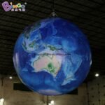 2m Diameters Inflatable Hanging Earth Globe Balloon Solar System For Academic Activity - 2