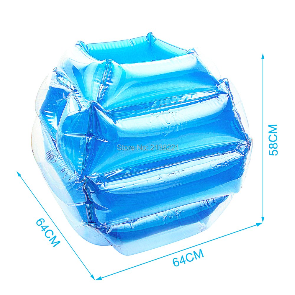 2piece Kids Inflatable Body Bumper Ball Set Sumo Bopper Outdoor Sport Sensory Training Toy - 1