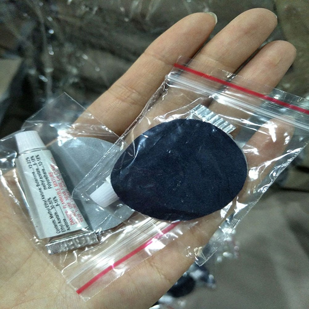 2 Sets Pvc Kayak Sofa Airbed Repair Kit Inflatable Mattress Pool Boat Patch With Glue - 8