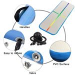 2m 3m 4m Inflatable Airtrack Gymnastics Training Mat Air Track Olympics Artistic Fitness Beginner Floor Trampoline - 4