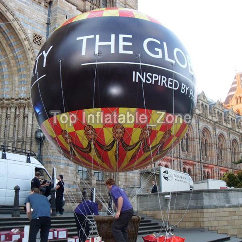 Customizable 2m Diameter Helium Advertising Balloon In Durable 018mm Pvc For Sky Display - 5