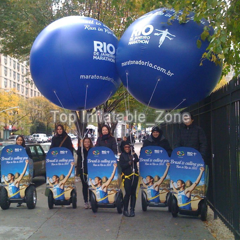 Customizable 2m Diameter Helium Advertising Balloon In Durable 018mm Pvc For Sky Display - 4