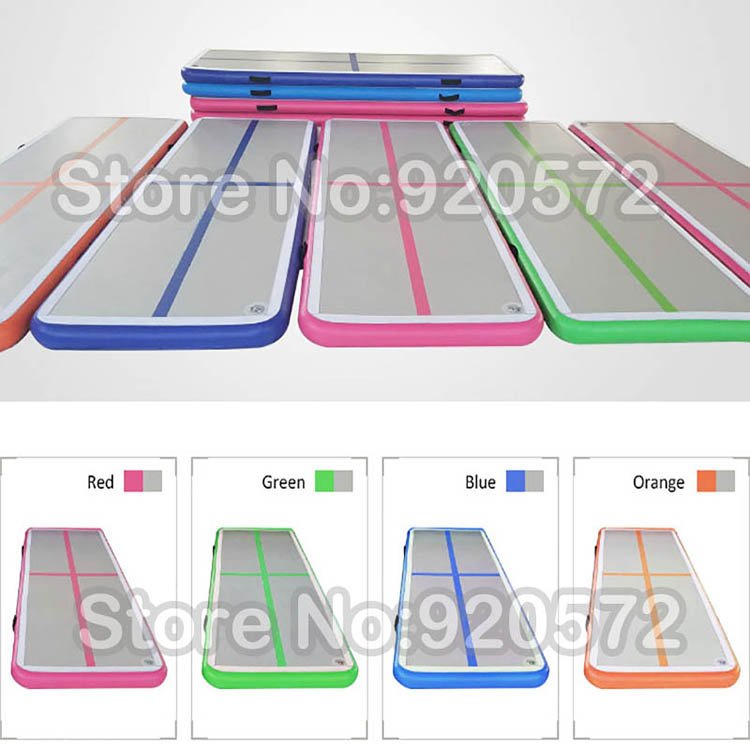 2x1x02m Inflatable Gymnastic Mat Childrens Air Track Trampoline For Indooroutdoor Exercise - 1