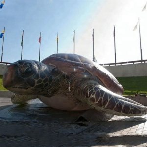 3m 10ft Outdoor Cute Giant Inflatable Sea Turtle For Ocean Park Activity - 2