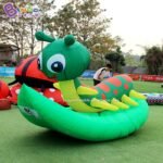 3x2x2 M Inflatable Green Big Worm Custom Made Caterpillar Model Balloon For Displaying Item - 6