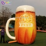 3 5x2 5x4 Meters Inflatable Beer Bottle Model Custom Made Glass Cup Decoration For Advert Promoting Sales - 3