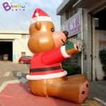 3 5m Tall Inflatable Christmas Bear Brown 11 5ft Sitting Teddy Bear- Toy - 4