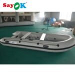 3 6m 6 Person Hard Inflatable Drifting Boat Fishing Rubber Sand Ship - 4