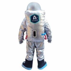 3 Colors Astronaut Cosplay Costume With Helmet For Adult Kids Inflatable Toy Star Party Performance Props - 2