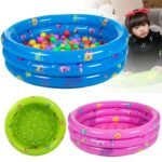 3 Ring Inflatable Kids Bathtub Baby Bath Hot Tubs Portable Thickening Folding Washbowl Children Tub Toddler Swimming Pool Round