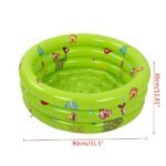 3 Ring Inflatable Kids Bathtub Baby Bath Hot Tubs Portable Thickening Folding Washbowl Children Tub Toddler Swimming Pool Round - 3