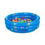 3 Ring Round Inflatable Kids Bathtub Baby Bath Hot Tubs Portable Thickening Folding Washbowl Children Tub Toddler Swimming Pool - 4