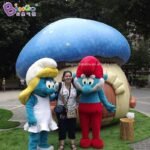 3 Meters Height Inflatable Mushroom House Model Decoration Individualized Advert Displaying Item Toy - 4