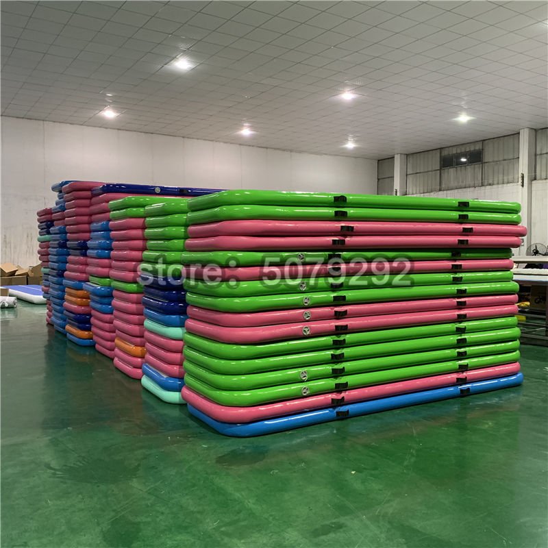 300x100x10cm Inflatable Airtrack Mats For Gymnastics Cheerleading With Pump Durable Drop Stitch Air Floor Material - 12 300x100x10cm Inflatable Airtrack Mats For Gymnastics Cheerleading With Pump Durable Drop Stitch Air Floor Material - 12