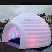 Custom Marquee Igloo Inflatable Dome Tent With Led Camping Party Tents For