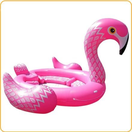 Pink Inflatable Raft Extralarge Pink Flamingo Inflatable Pool Float Lake Raft For 6 People ...