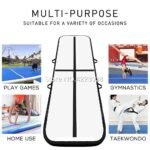 3m Inflatable Gymnastic Mat Taekwondo Flip Household Air Track Floor Trampoline Yoga Multifunctional Sports - 5
